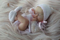 Mini Reborn Doll Clothes Set Soft Cloth Multicolour CE Certified