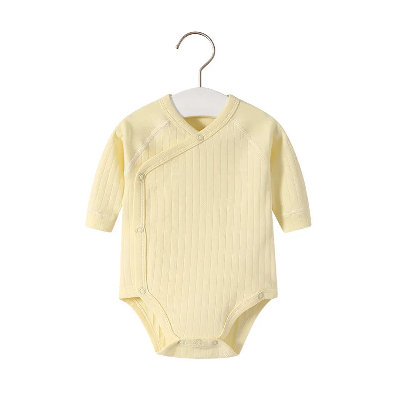 2pcs/lot Newborn Baby Clothes Rompers Cotton Infant Long Sleeves