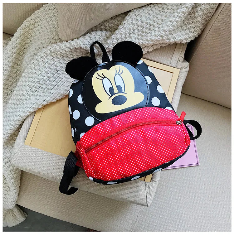 5 Style Disney Cartoon Backpack For Baby Boys Girls Minnie Mickey Mouse Children Lovely Schoolbag Kindergarten Kids Toys