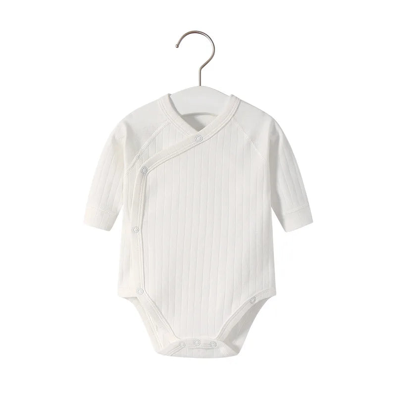2pcs/lot Newborn Baby Clothes Rompers Cotton Infant Long Sleeves