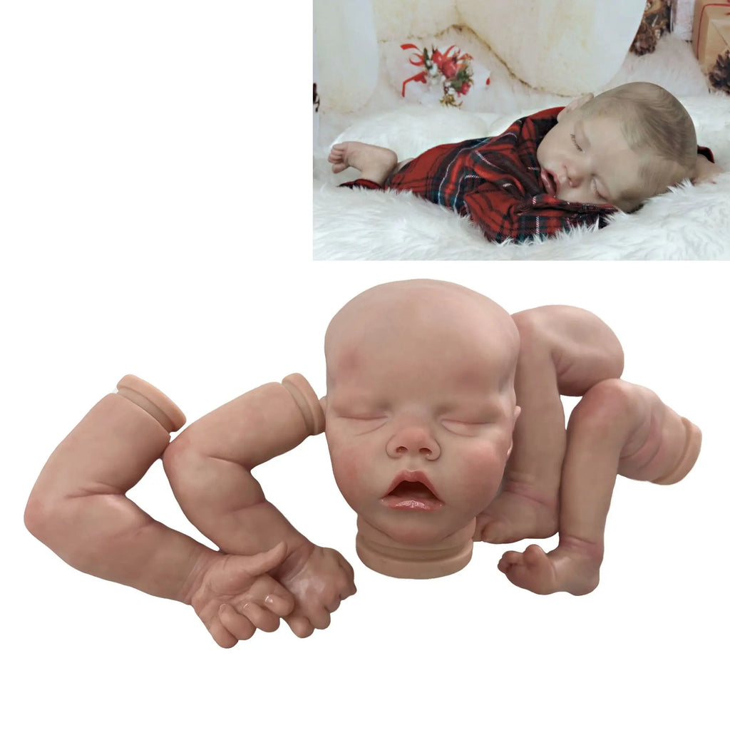 Doll Kit Vinyl 16-Inch Painted Unassembled Reborn Kit DIY Enthusiast