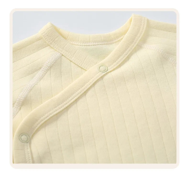 2pcs/lot Newborn Baby Clothes Rompers Cotton Infant Long Sleeves