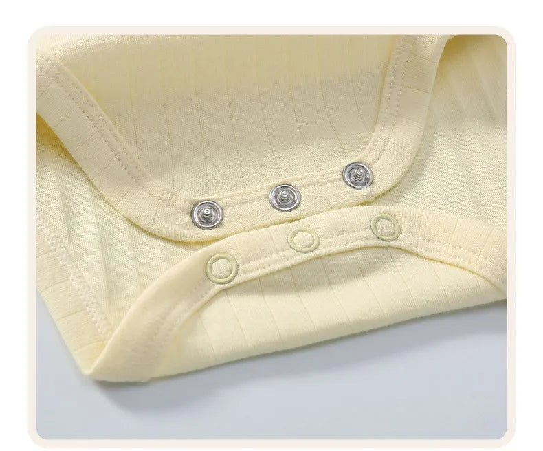 2pcs/lot Newborn Baby Clothes Rompers Cotton Infant Long Sleeves
