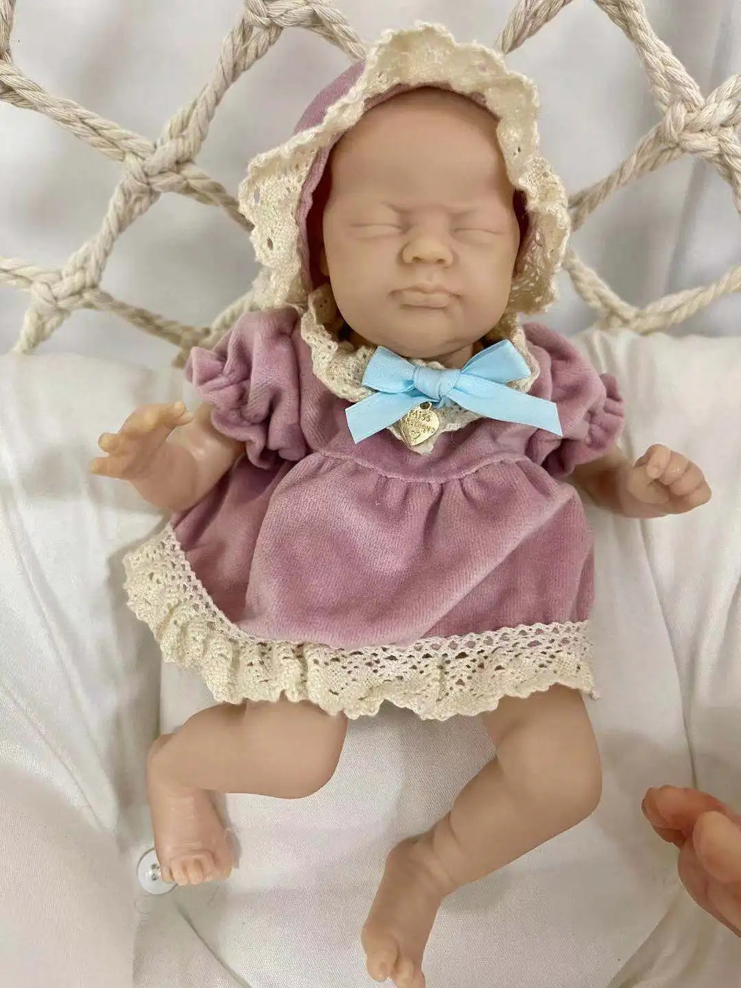 Mini Reborn Doll Clothes Set Soft Cloth Multicolour CE Certified