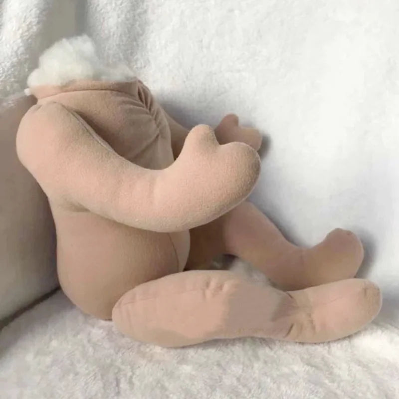 Reborn Jointed Cloth Doll Body Flesh Tone Poseable Limbs