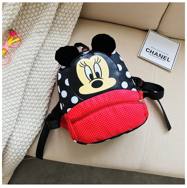 5 Style Disney Cartoon Backpack For Baby Boys Girls Minnie Mickey Mouse Children Lovely Schoolbag Kindergarten Kids Toys