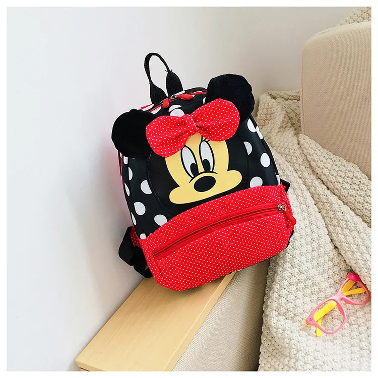 5 Style Disney Cartoon Backpack For Baby Boys Girls Minnie Mickey Mouse Children Lovely Schoolbag Kindergarten Kids Toys