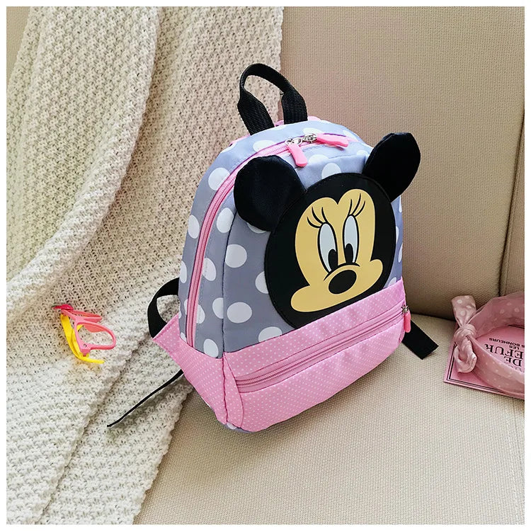 5 Style Disney Cartoon Backpack For Baby Boys Girls Minnie Mickey Mouse Children Lovely Schoolbag Kindergarten Kids Toys