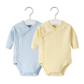 2pcs/lot Newborn Baby Clothes Rompers Cotton Infant Long Sleeves