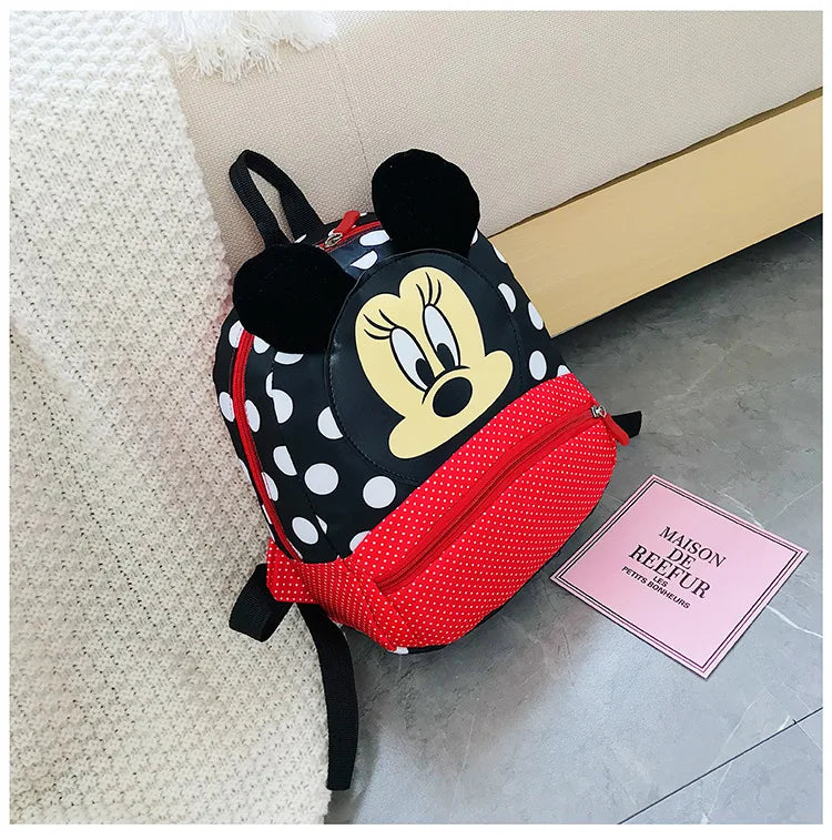 5 Style Disney Cartoon Backpack For Baby Boys Girls Minnie Mickey Mouse Children Lovely Schoolbag Kindergarten Kids Toys