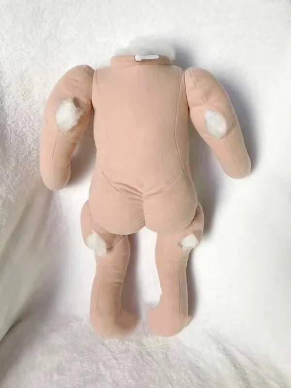 Reborn Jointed Cloth Doll Body Flesh Tone Poseable Limbs