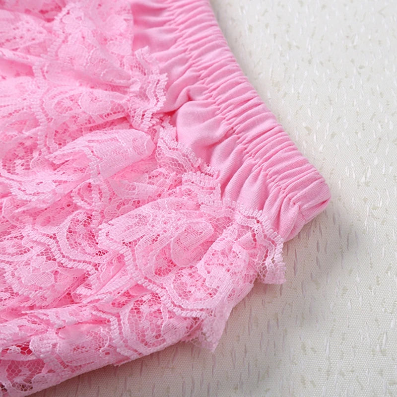 Baby Shorts Baby Clothing Floral Silk Bow Satin Shorts Ruffle Diaper Cover Bloomer Baby Girls Satin Panties Bloomers