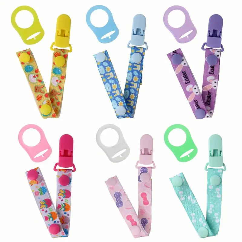 2020 New Baby Pacifier Chain with Holder Clip Adapter for MAM Rings Soother Strap