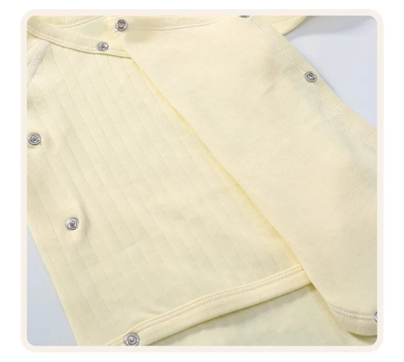 2pcs/lot Newborn Baby Clothes Rompers Cotton Infant Long Sleeves
