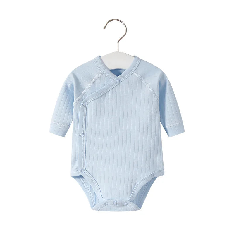 2pcs/lot Newborn Baby Clothes Rompers Cotton Infant Long Sleeves