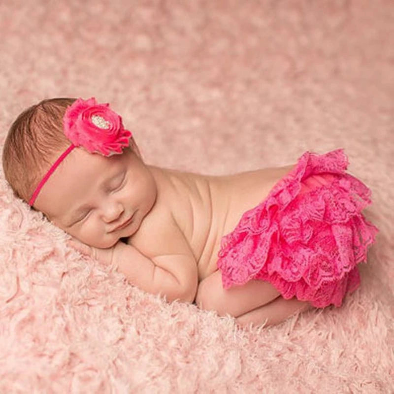 Baby Shorts Baby Clothing Floral Silk Bow Satin Shorts Ruffle Diaper Cover Bloomer Baby Girls Satin Panties Bloomers