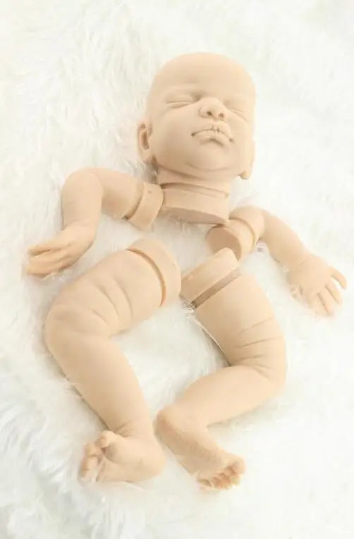Doll Kit Vinyl Unpainted Reborn Very Soft Real Touch DIY Toy