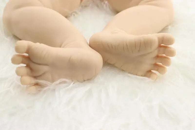 Doll Kit Vinyl Unpainted Reborn Very Soft Real Touch DIY Toy