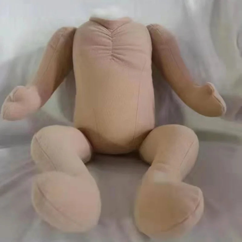 Reborn Jointed Cloth Doll Body Flesh Tone Poseable Limbs