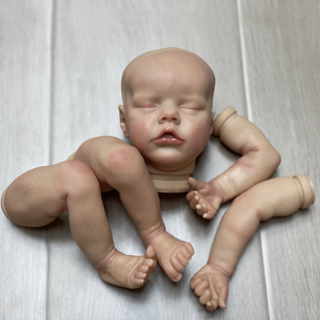 Doll Kit Vinyl 16-Inch Painted Unassembled Reborn Kit DIY Enthusiast