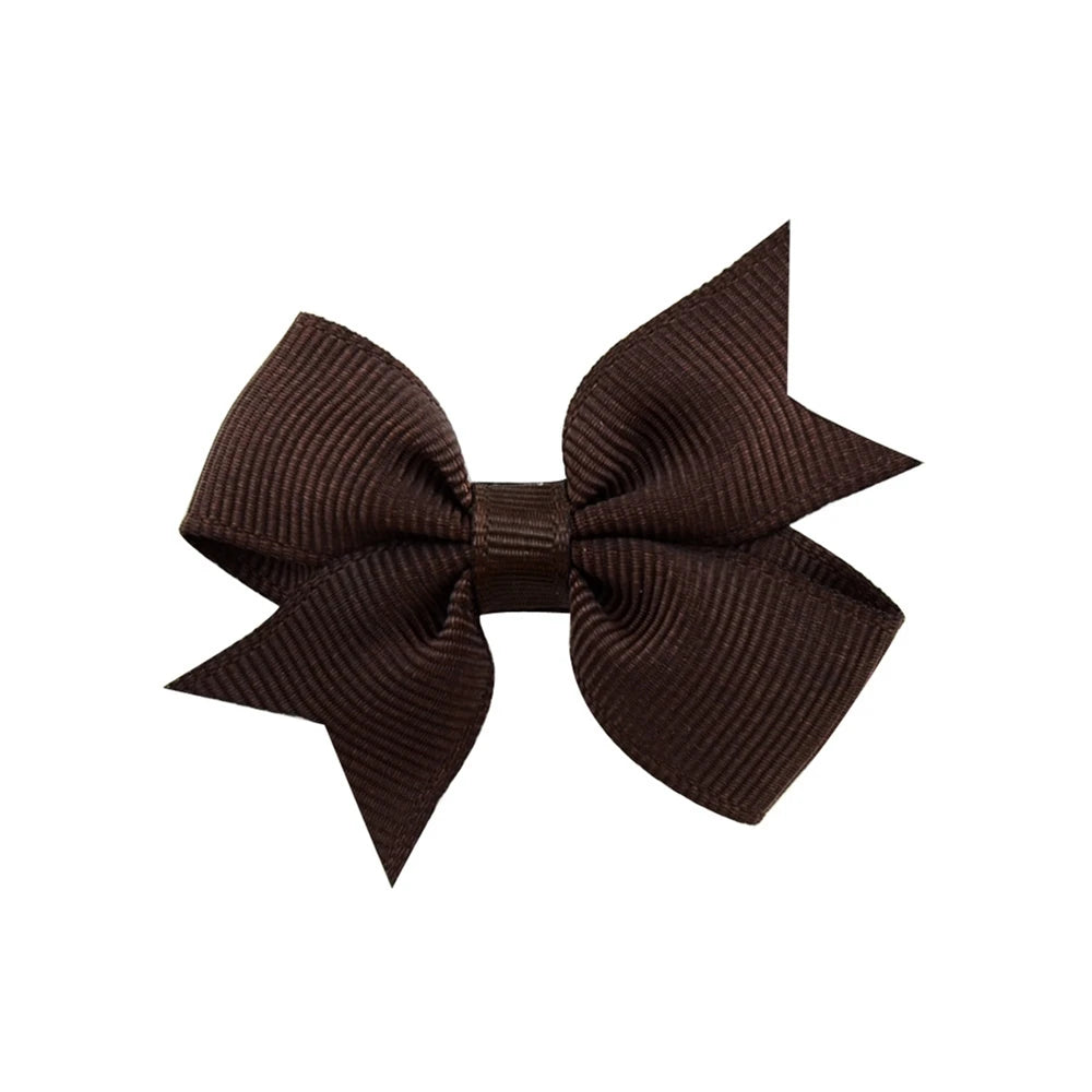 20PCS 2.2'' Baby Hair Clips Newborn Girls Fully Lined Tiny Hair Bows Alligator Clips for Infants Toddlers Photography Props