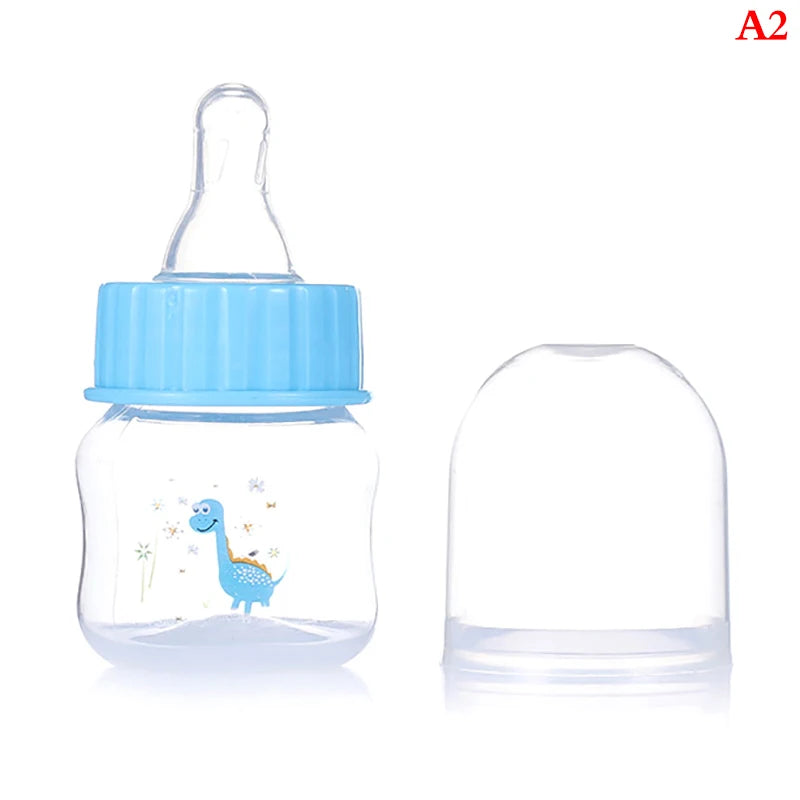 Portable 50Ml Baby Feeding Bottle For Newborns BPA Free Safe Milk And Juice Nipple Easy Clean Design For Busy Parents