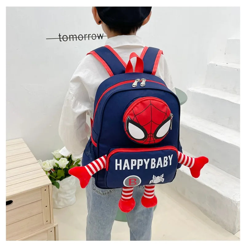 Disney backpack fashion cartoon cute boys and girls backpack lightweight anti-lost kindergarten bag