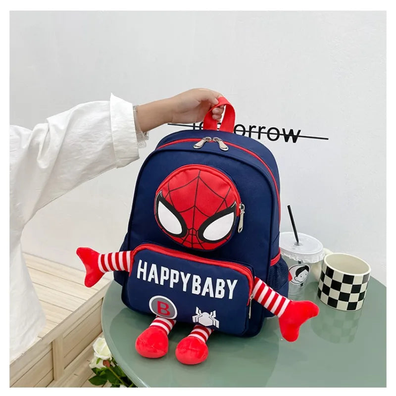 Disney backpack fashion cartoon cute boys and girls backpack lightweight anti-lost kindergarten bag
