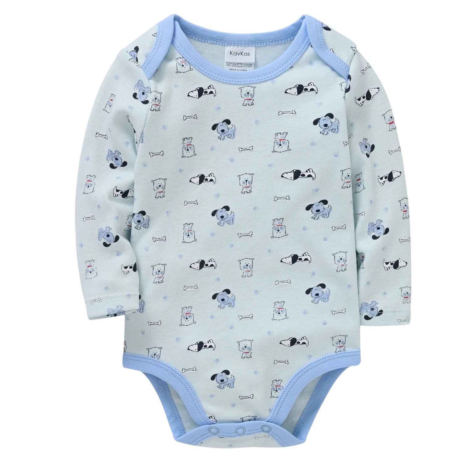 Baby Boys Cotton Bodysuit One Piece Long Sleeve Jumpsuit Breathable Newborn Body Suit Playsuit