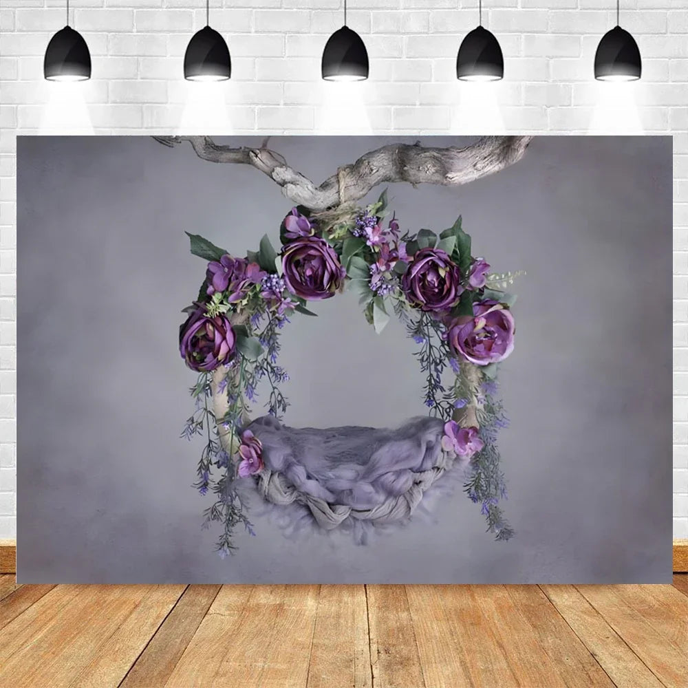 Your Newborn Photo Backdrop Floral Birthday Theme Studio Background For Kids Photo Shoots
