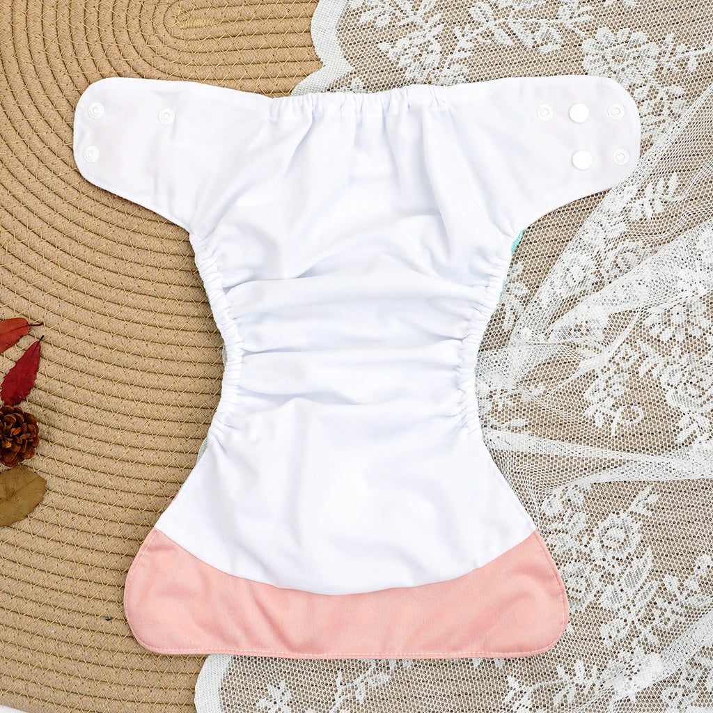 Happyflute 4Pcs/Set Eco-Friendly Cloth Diaper Ecological Reusable Baby Diapers