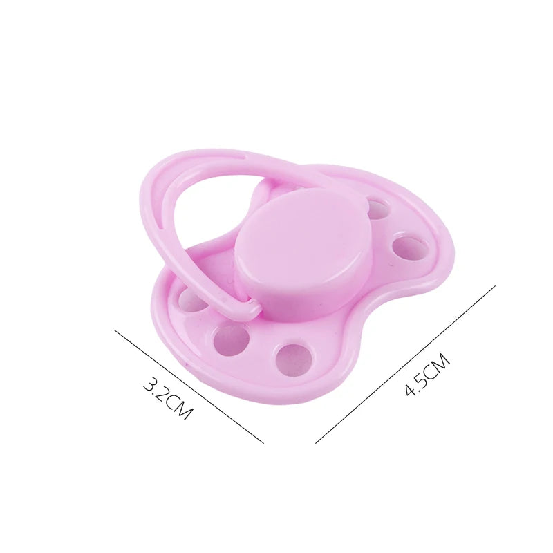 1PC Magnetic Pacifiers for Baby Dolls Cute Toy Pacifier For New Reborn Baby Dolls Handmade DIY Nipples Dolls Accessories Gift