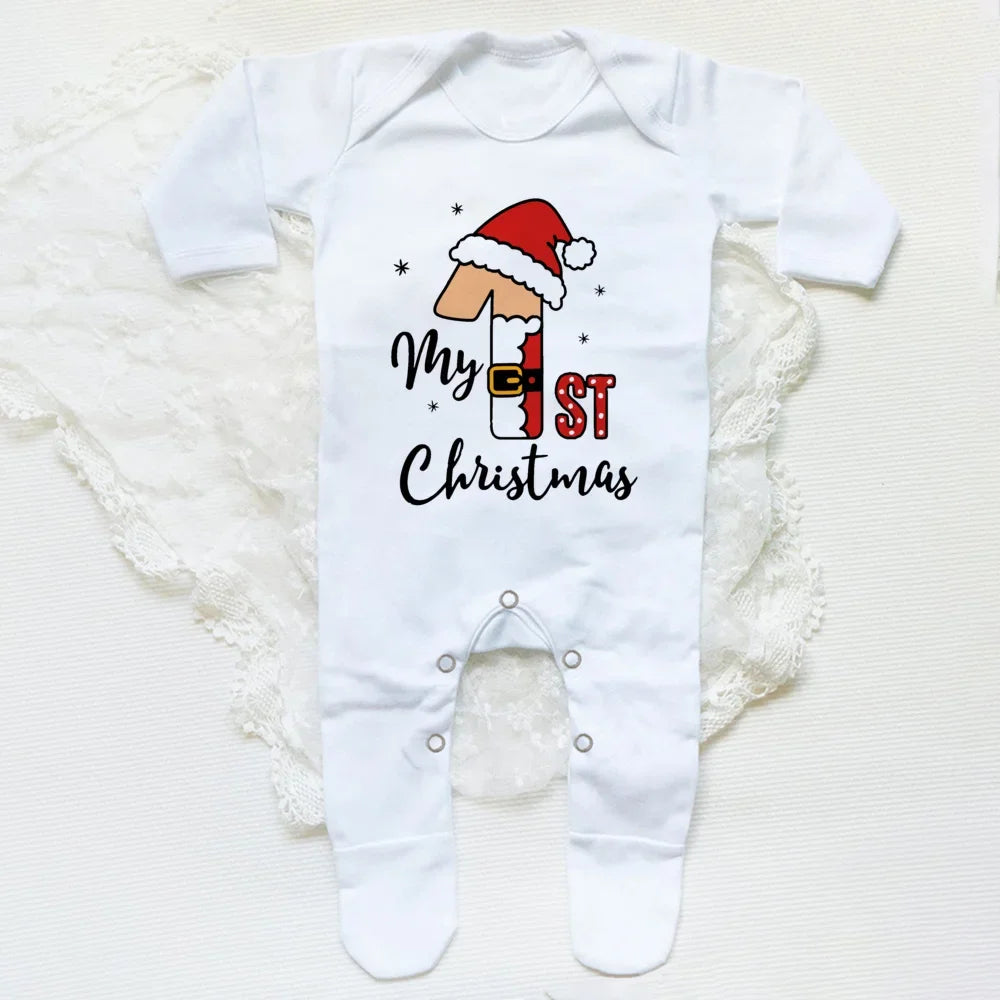Your Baby's First Christmas Babygrow Sleepsuit So Cozy