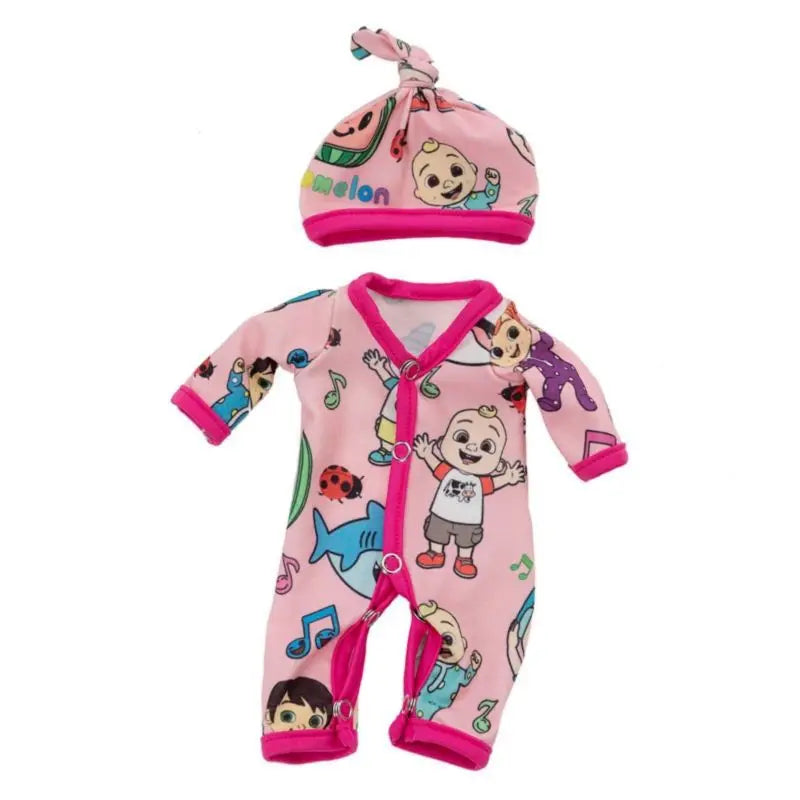 Doll Jumpsuit Cloth Slip-On For 10-12 Inch Dolls Quick Wardrobe Change
