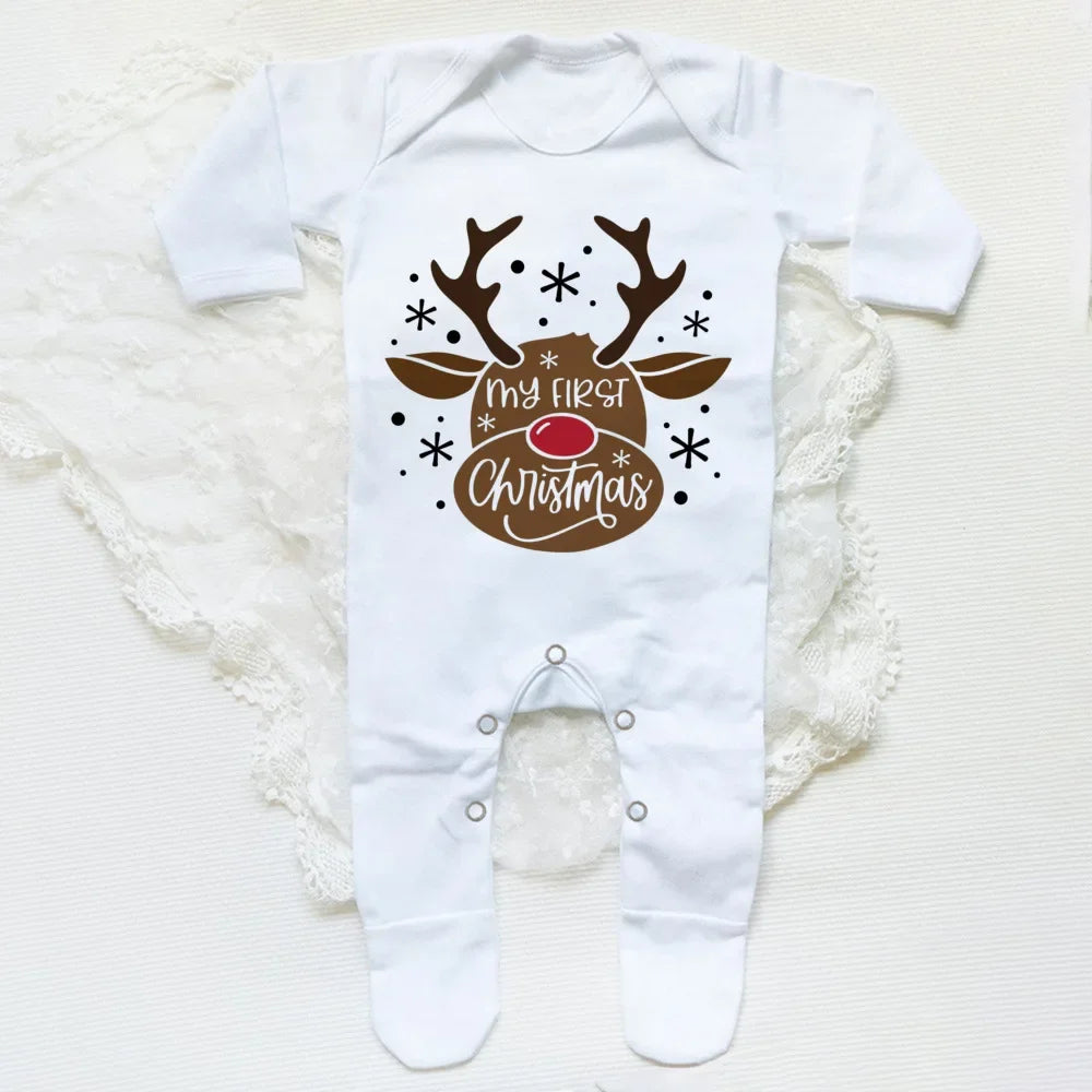 Your Baby's First Christmas Babygrow Sleepsuit So Cozy