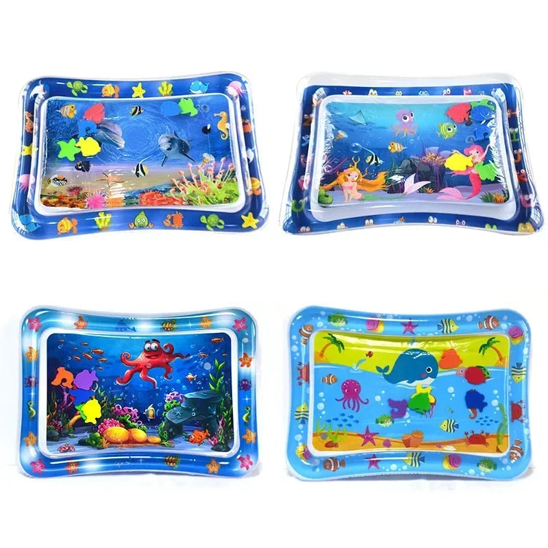Baby Tummy Time Sensory Water Mat PVC Activity Play Mat