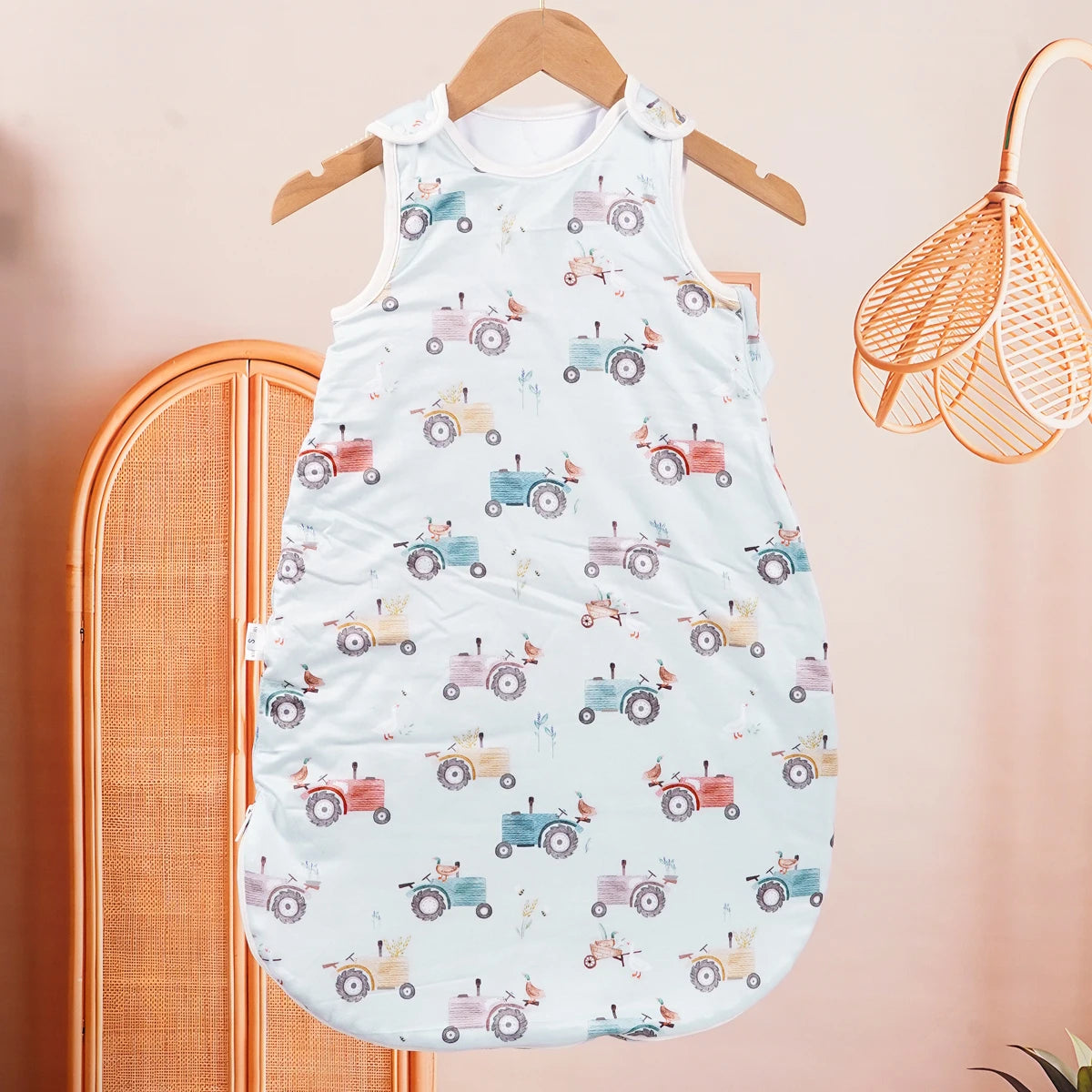 Sleeping Bag Polyester Cartoon Pattern Keeps Newborn Warm