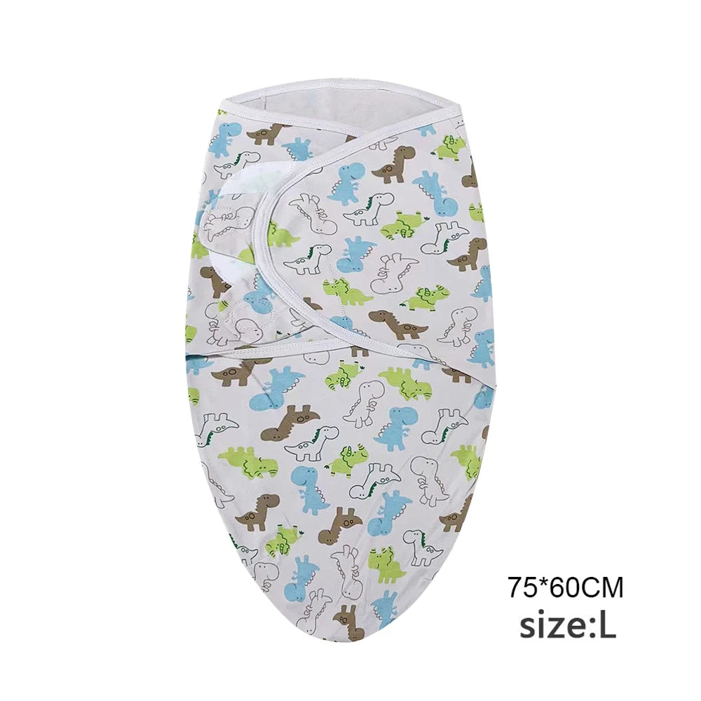 Baby Blanket And Hat Set 100 Percent Cotton Cartoon Animal Print