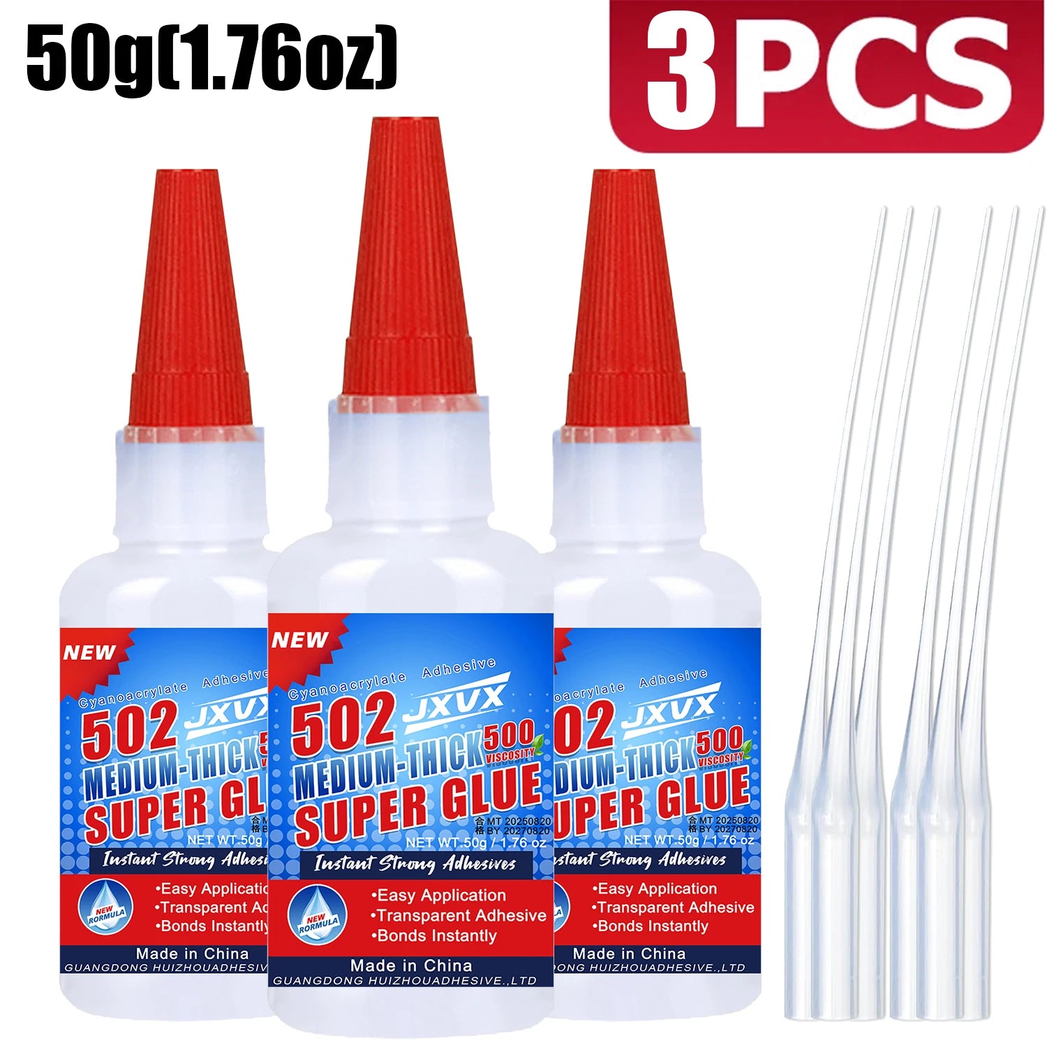 Your Quick 50g Cyanoacrylate Instant Adhesive For Plastic Metal Wood Glass Ceramics Waterproof Bond
