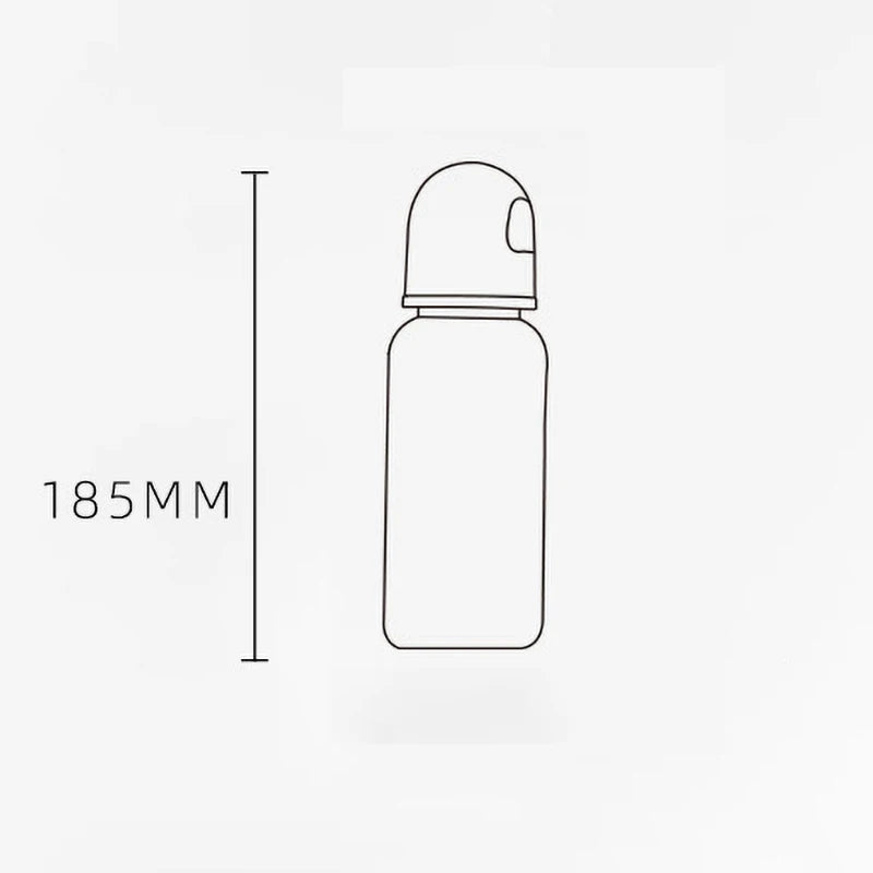 250mL Cute Kawaii Cartoon Food Storage Cup Baby Safe PP Material Feeding Water Bottle for Newborn Toddlers Infant Accessories