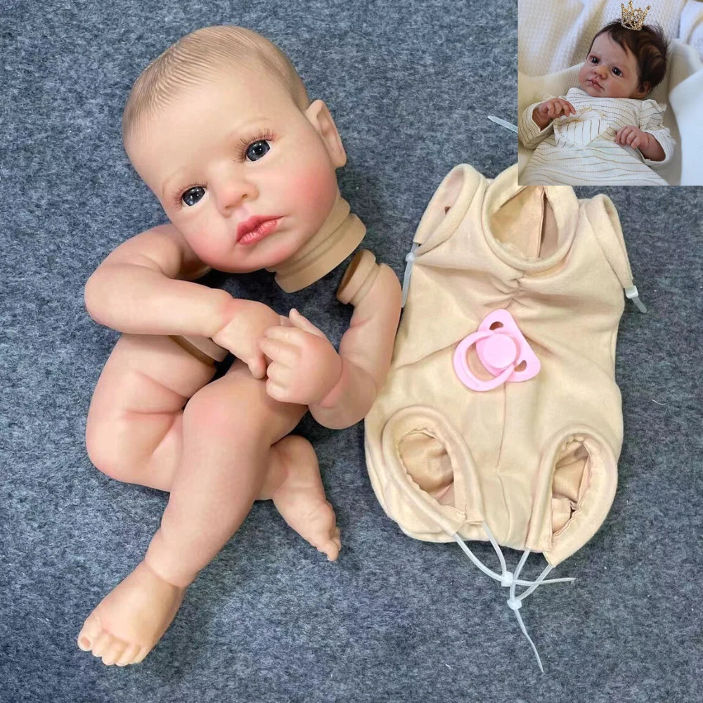 Reborn Baby Kit Vinyl Painted Skin Unassembled Doll Parts