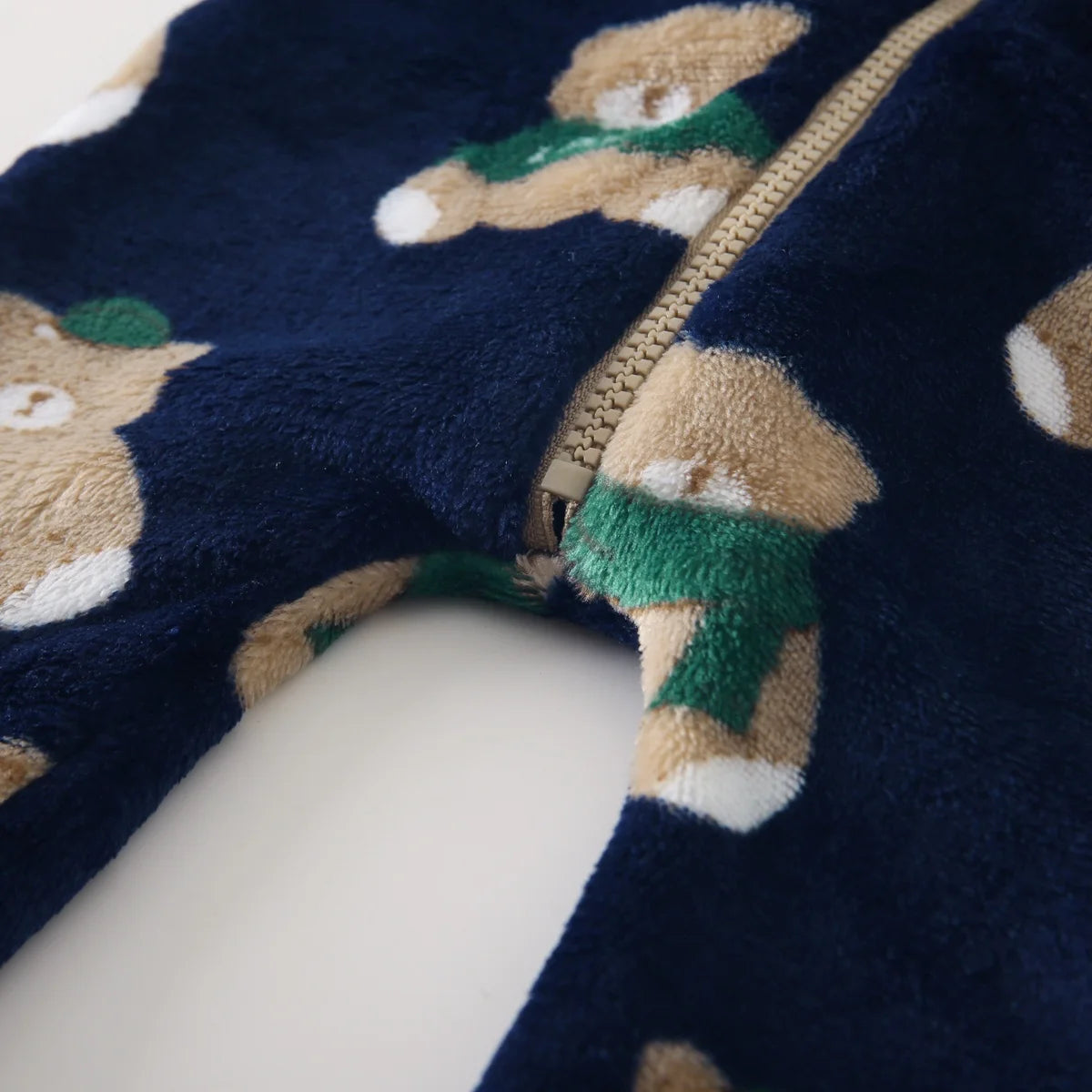 Winter Fleece Infants Thickened Long Sleeve Jumpsuits Warm Animals Baby Rompers Clothing Cute Bear