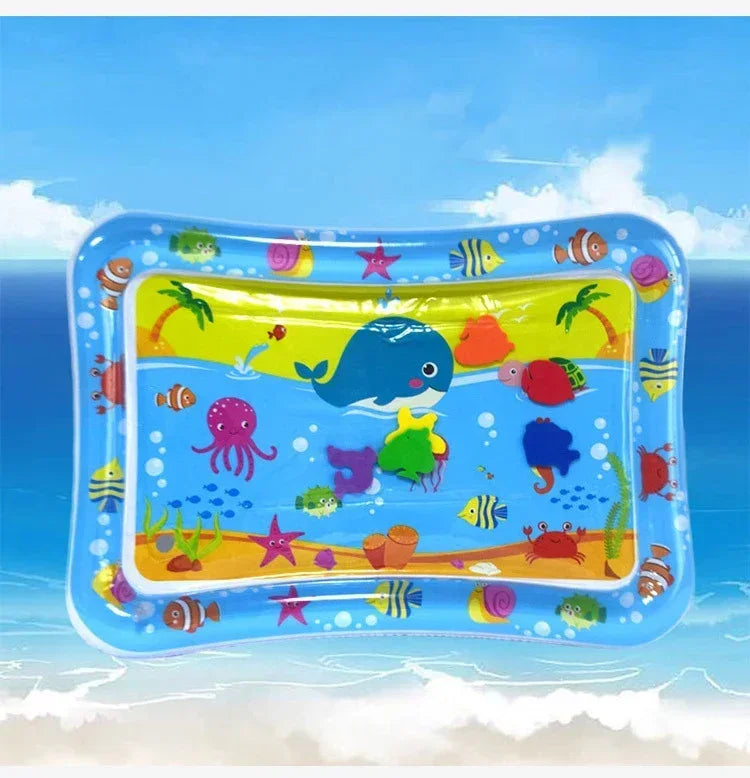 Baby Tummy Time Sensory Water Mat PVC Activity Play Mat