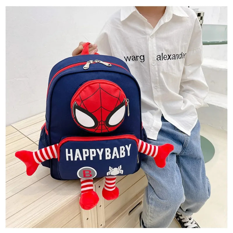 Disney backpack fashion cartoon cute boys and girls backpack lightweight anti-lost kindergarten bag