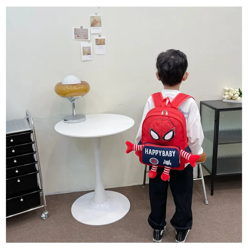 Disney backpack fashion cartoon cute boys and girls backpack lightweight anti-lost kindergarten bag