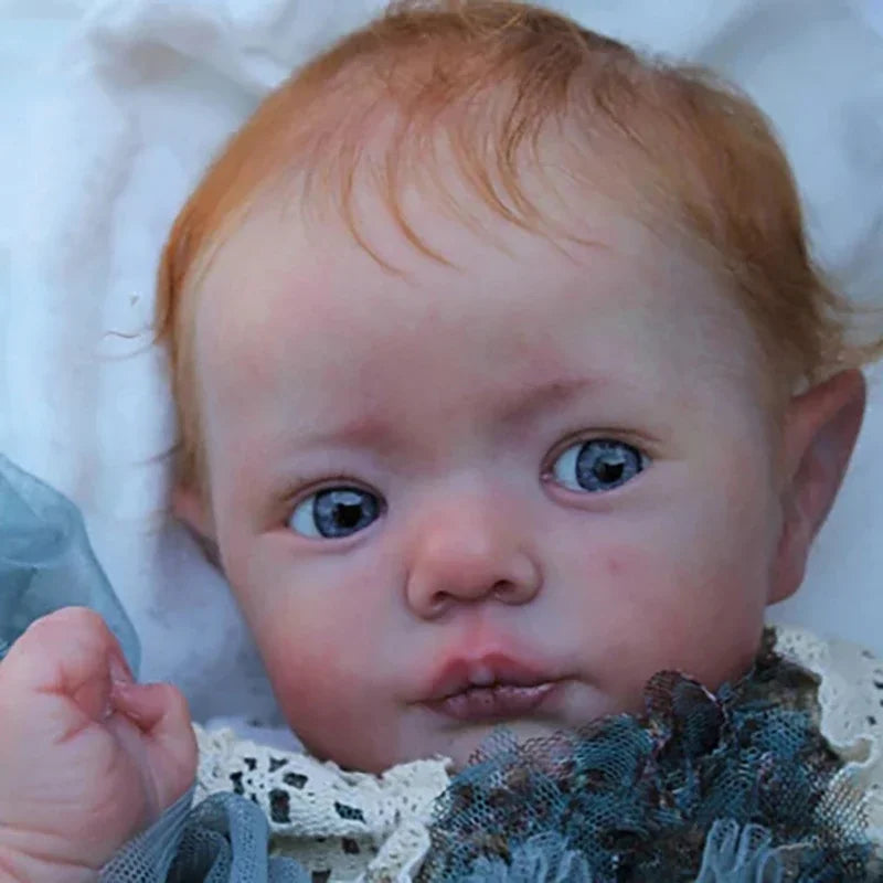 Reborn Doll Kit Vinyl Unpainted Cloth Body Includes Limbs And Eyes