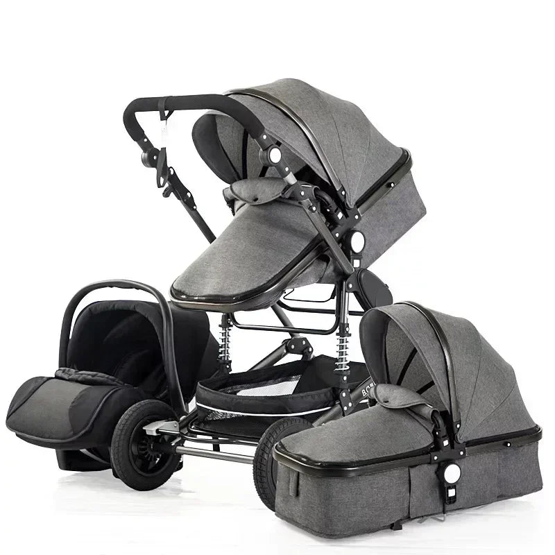 Your 3 In 1 Baby Stroller For Smooth Rides And Easy Outings Perfect Pushchair For Newborns