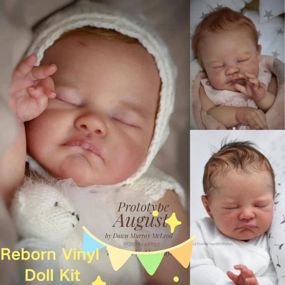 Reborn Doll Kit Vinyl Unpainted Cloth Body Included