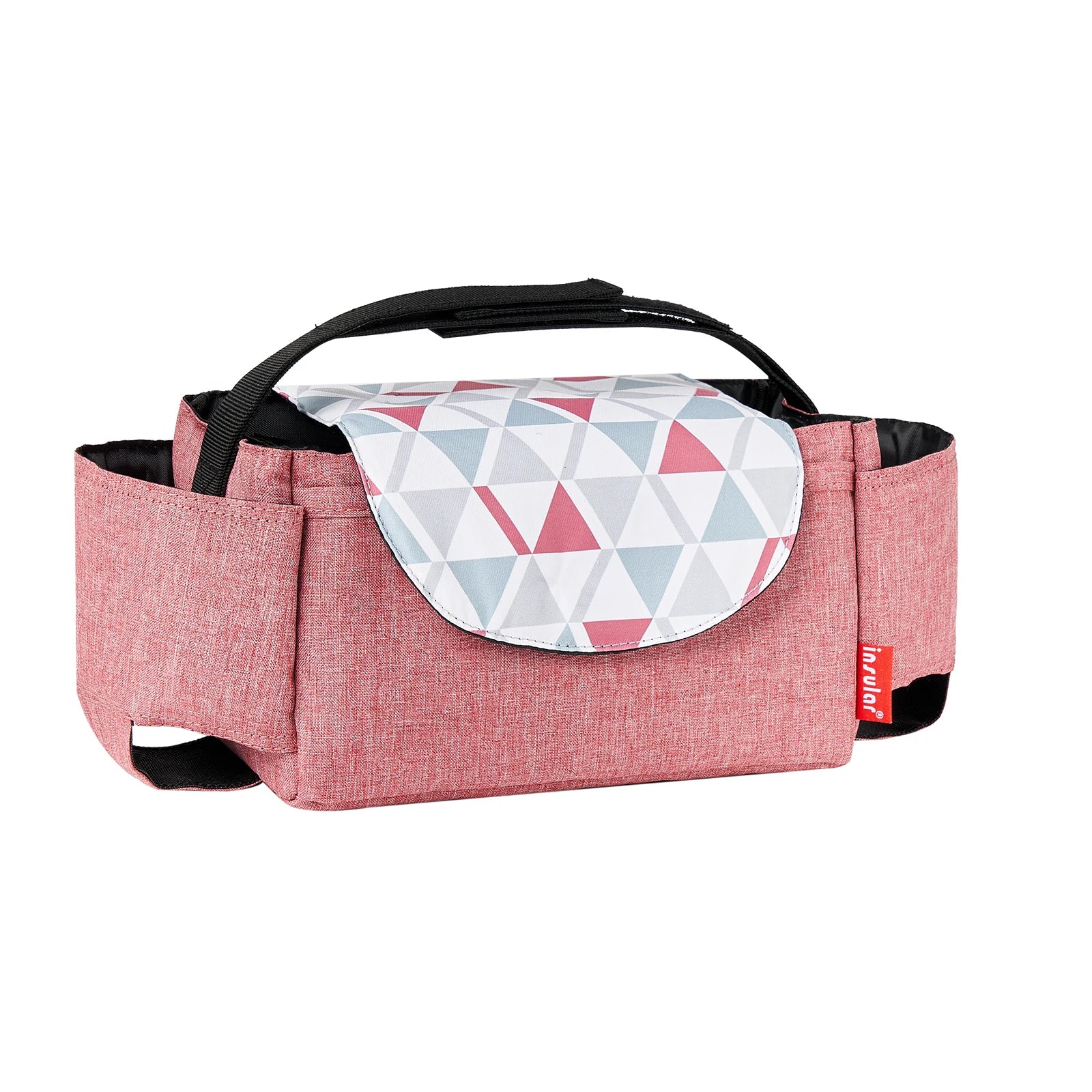 Insular Diaper Bag With Bottle Insulation Pockets Mummy Storage Bag For Baby Essentials Stroller Accessories
