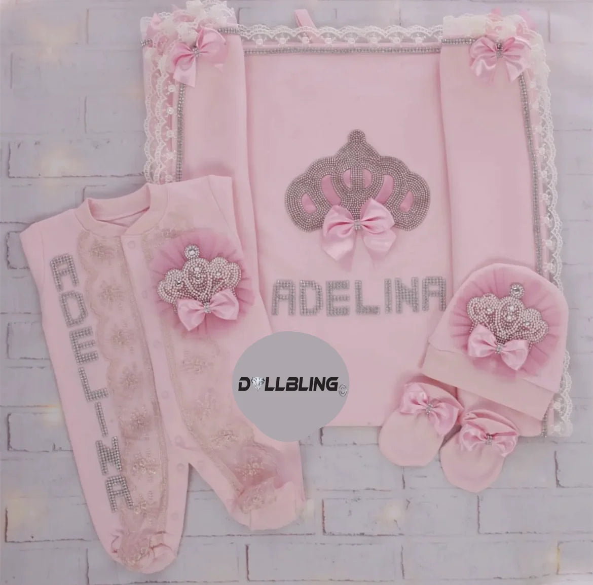 Your Perfect Cotton Outfit Set With Personalization Crown